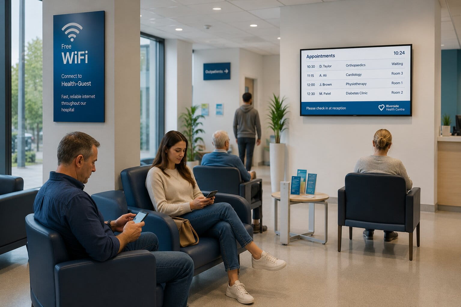 Reception and outpatients